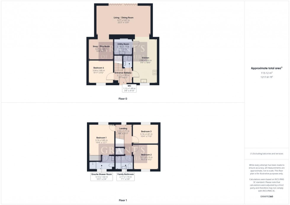 Floorplan for Porter Lane, Middleton-by-Wirksworth