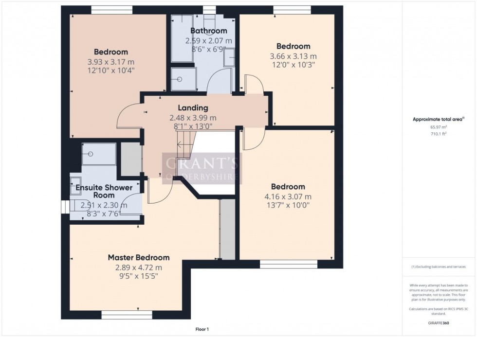 Floorplan for Bentley Bridge Road, Matlock