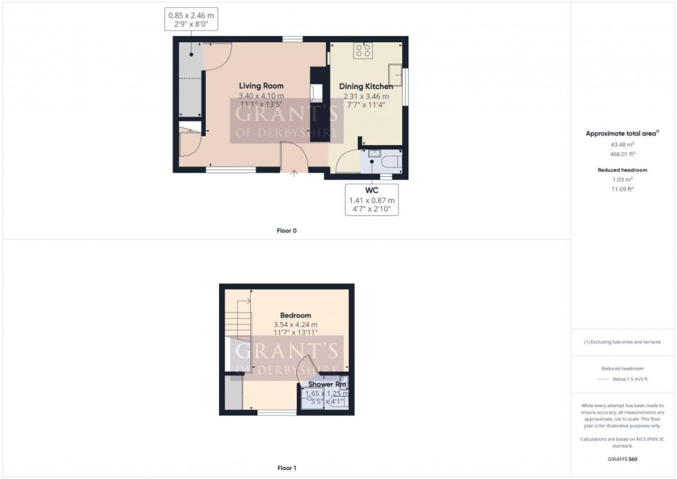 Floorplan for Main Street, Elton, Matlock