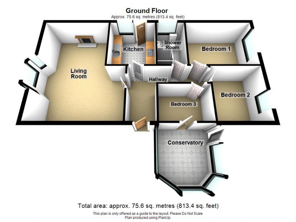 Floorplan for Yokecliffe Drive, Wirksworth