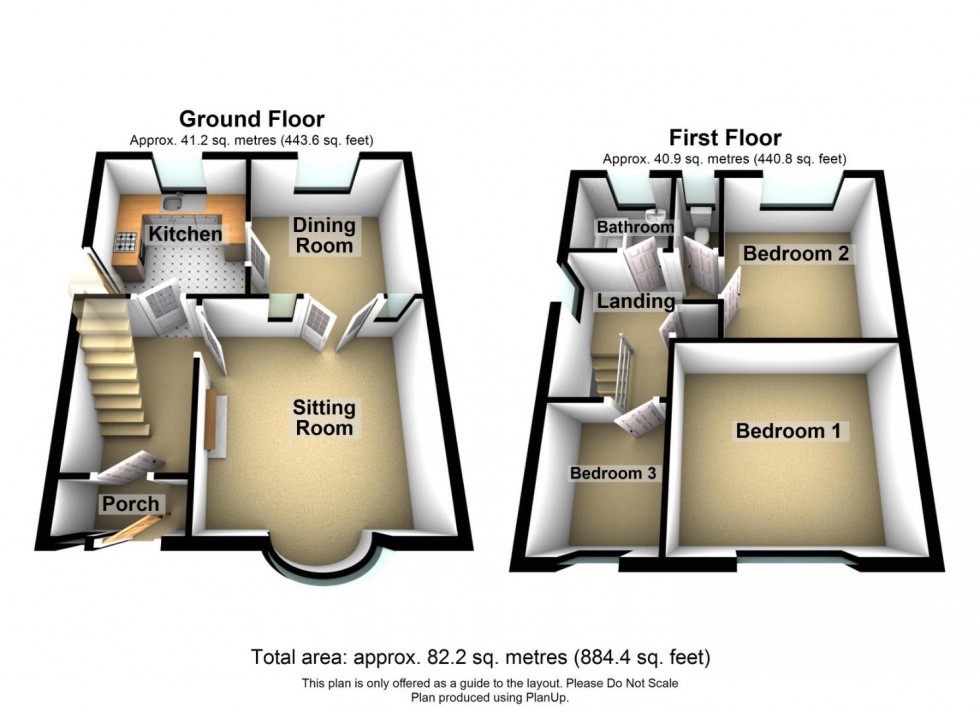 Floorplan for Starkholmes Road, Starkholmes, Matlock