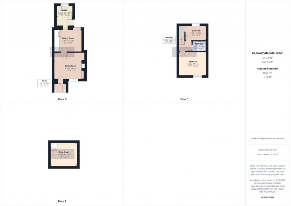 Floorplan for Rockside Steps, Matlock