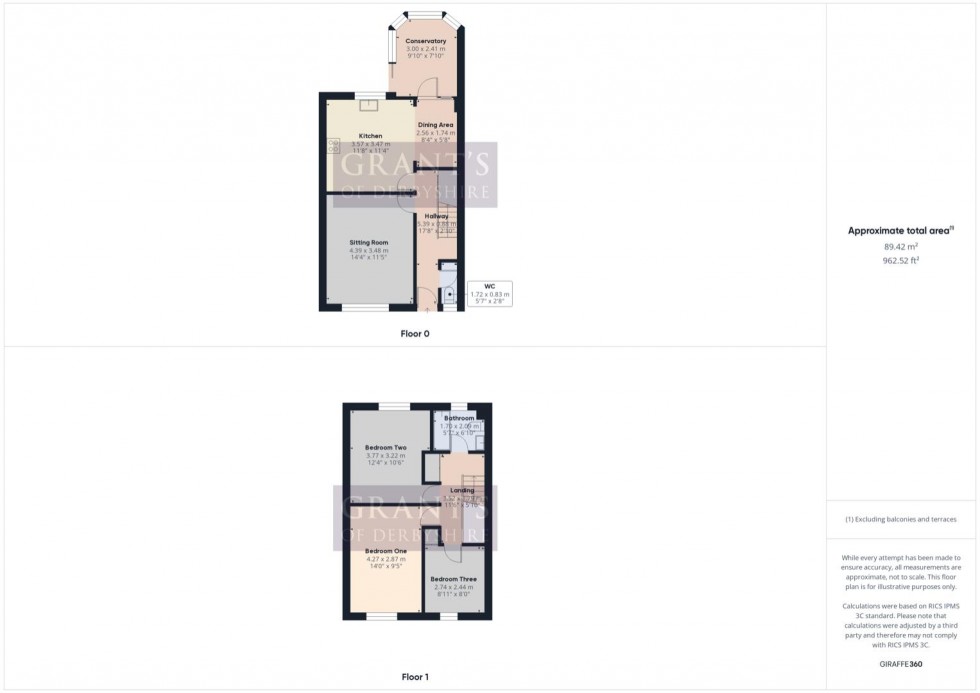 Floorplan for Jubilee Court, Wirksworth, Matlock