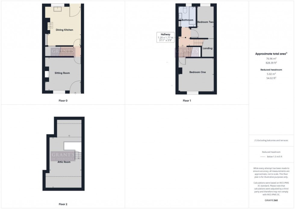 Floorplan for School Road, Matlock