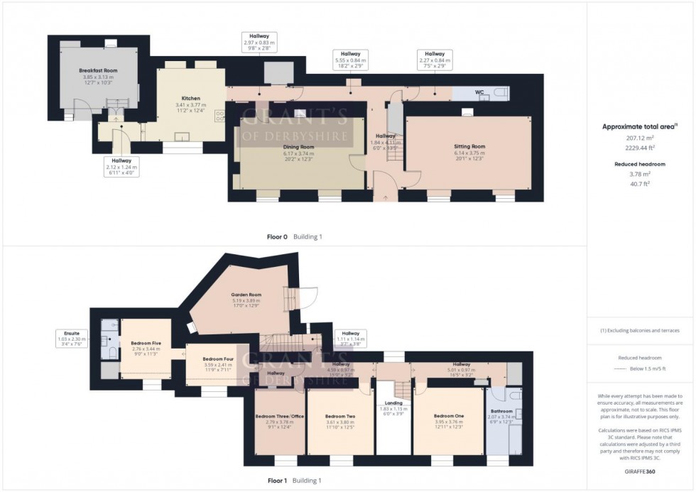 Floorplan for Dale Road, Matlock Bath, Matlock