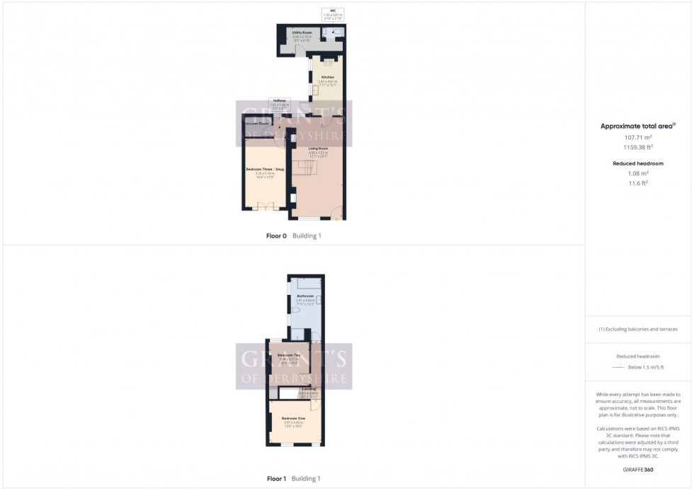 Floorplan for The Cliff, Tansley