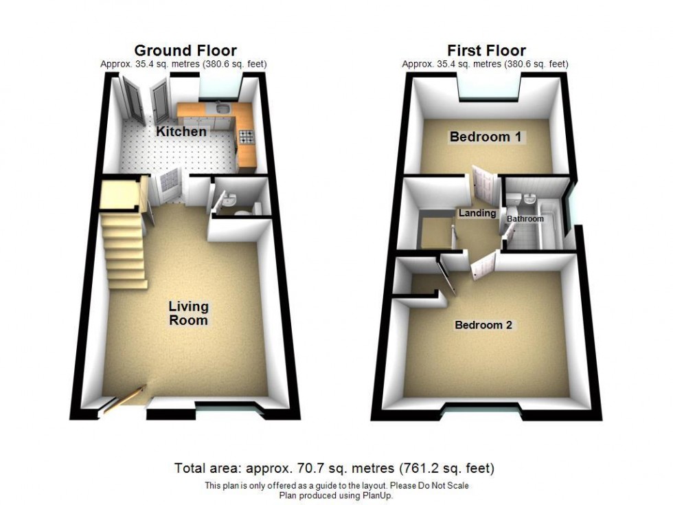 Floorplan for Boden Close, Matlock