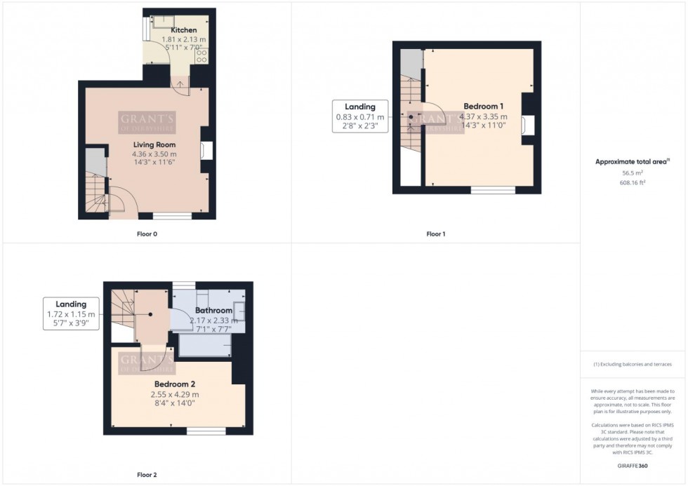 Floorplan for Water Lane, Cromford, Matlock