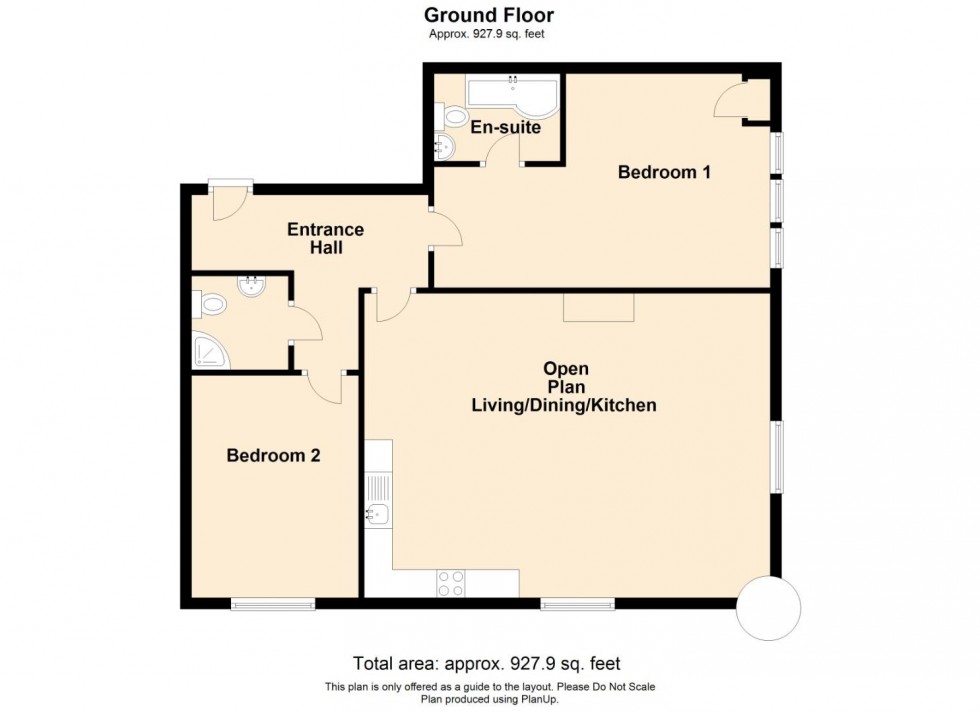 Floorplan for Dale Road, Matlock