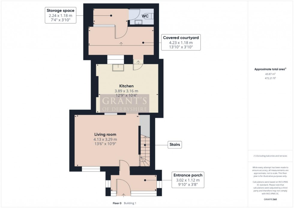 Floorplan for Bolehill Road, Bolehill, Matlock